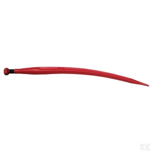 Ząb ładowacza, zaokrąglony profil kwadratowy 35.5x585 mm z nakrętką M20x1.5 czerwony gopart