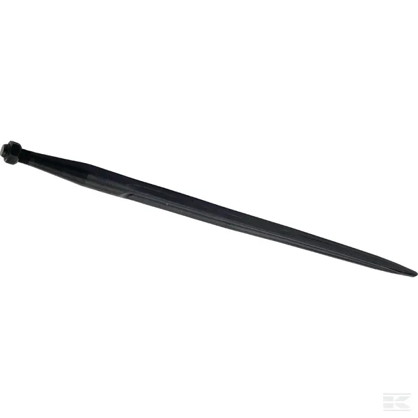 Ząb ładowacza, prosty, profil podwójne T 36x810 mm końcówka szpiczasta z nakrętką M22x1.5 czerwony SHW