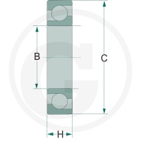 GRANIT Łożysko koła 72706017 - Sklep PoltechParts