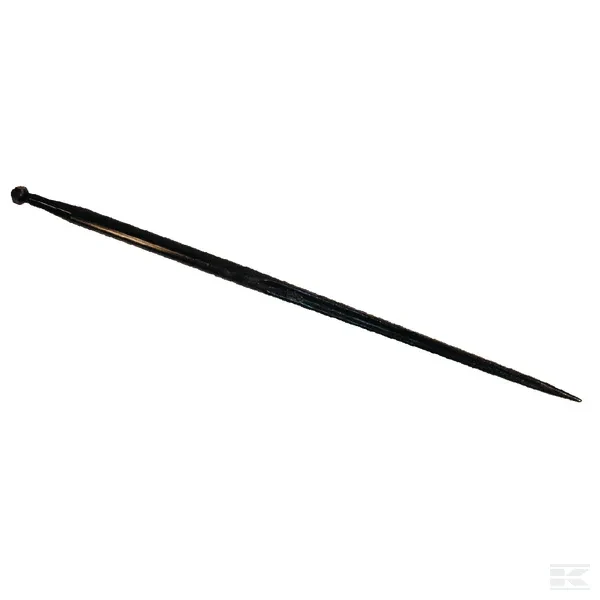 Ząb ładowacza, prosty, profil podwójne T 36x600 mm końcówka szpiczasta z nakrętką M22x1.5 czerwony SHW