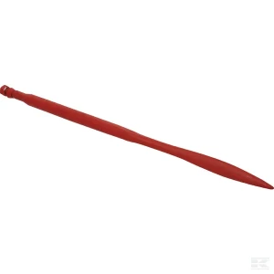 Ząb ładowacza, prosty, profil kwadratowy 36x900 mm końcówka płaska z nakrętką M22x1.5 czerwony SHW