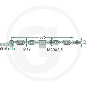 GRANIT Stabilisatorenkette 718IM-H02