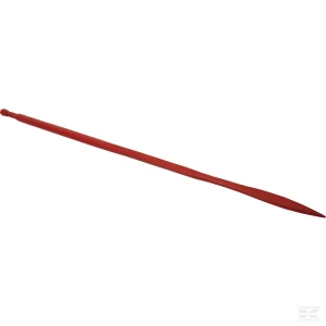 Ząb ładowacza, prosty profil kwadratowy 36x1400 mm z nakrętką M22x1.5 czerwony SHW