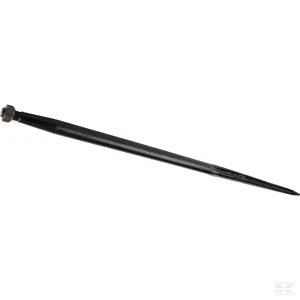 Ząb ładowacza, prosty, profil podwójne T 42x1400 mm końcówka szpiczasta z nakrętką M28x1.5 czarny Battista Porteri