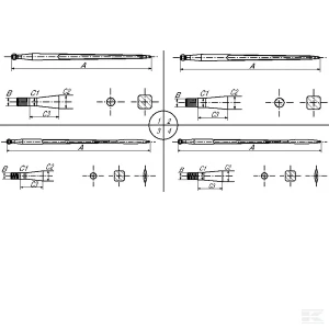 Zęby RD 50x850