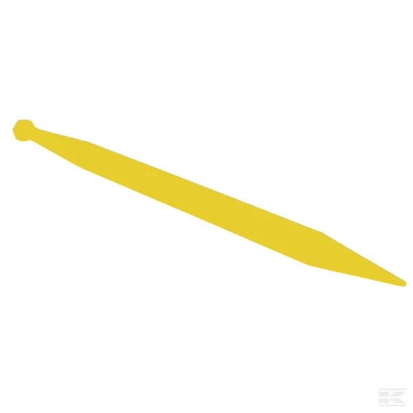 Ząb ładowacza, prosty, profil okrągły 50x800 mm końcówka szpiczasta z nakrętką M28x1.5 brązowy Stoll