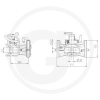 Sauermann Zaczep Sauermann 711160011 - 711160011 - Sklep rolniczy PoltechParts