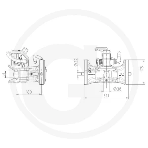 Sauermann Zaczep Sauermann 711160011