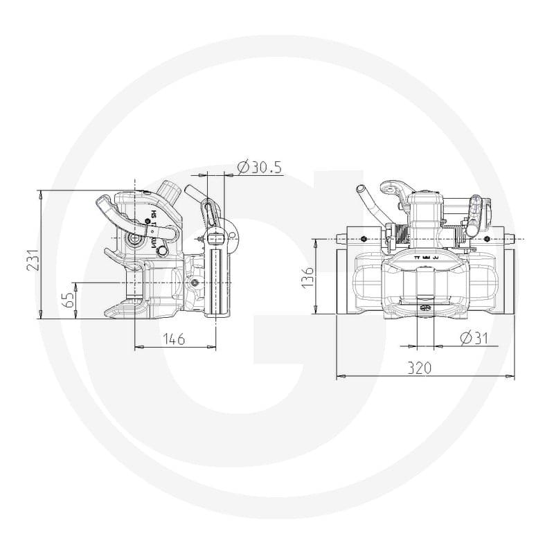 Sauermann Zaczep Sauermann 711171010 - Sklep PoltechParts