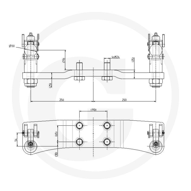 Sauermann Układ kierowania kół tylnych 711608911 - Sklep PoltechParts