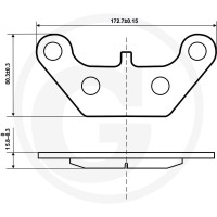 GRANIT Zestaw klocków hamulcowych 71711001 - Sklep PoltechParts