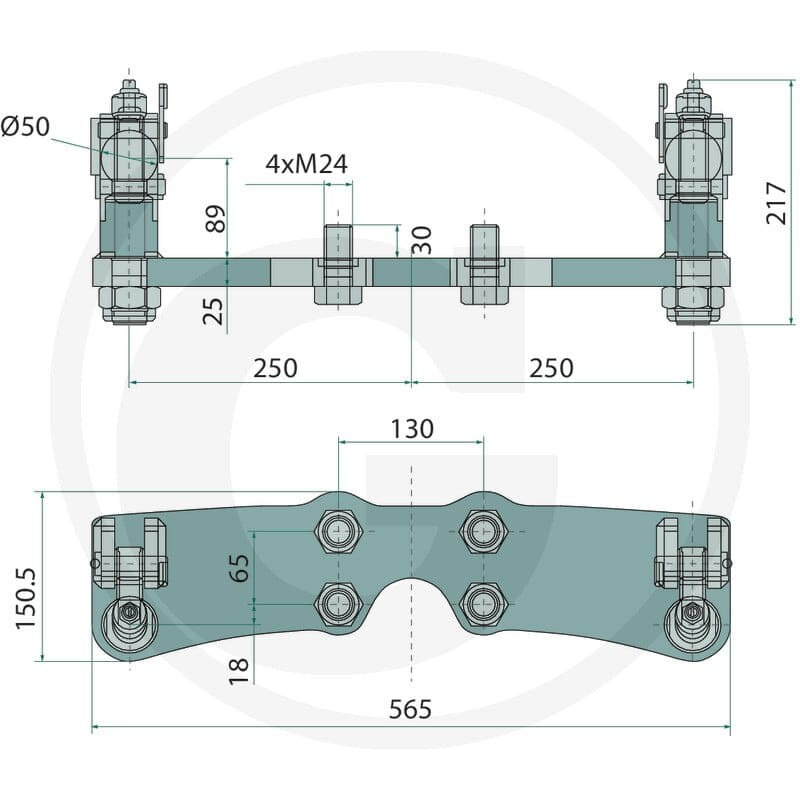 Sauermann Układ kierowania kół tylnych 71112002 - Sklep PoltechParts