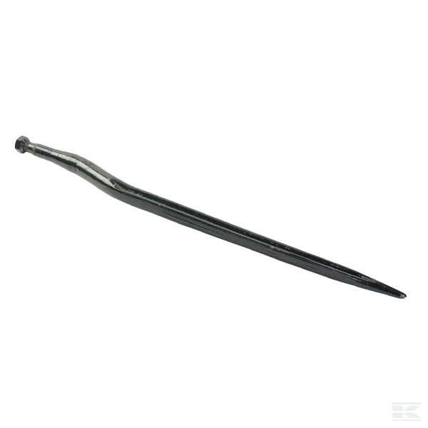 Ząb ładowacza, wygięty: 58 mm profil podwójne T 36x815 mm końcówka szpiczasta z nakrętką M22x1.5 czarny Stoll