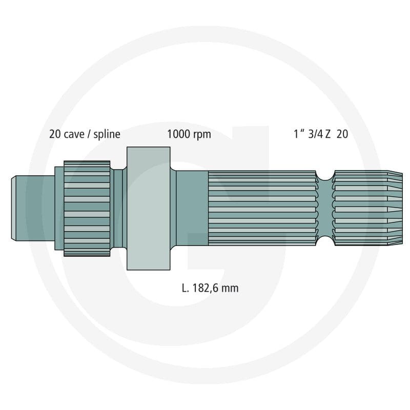 GRANIT Końcówka wałka przekaźnika mocy 70802028 - Sklep PoltechParts