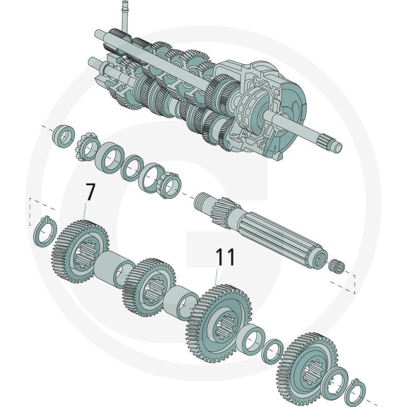 GRANIT Koło zębate 708150162 - Sklep PoltechParts