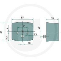 GRANIT Lampa pozycyjna-kierunkowskaz 70702021 - Sklep PoltechParts