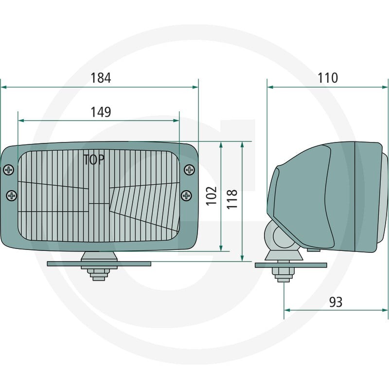 GRANIT Reflektor kierunkowy 70799204 - Sklep PoltechParts