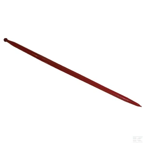 Ząb ładowacza, prosty, profil podwójne T 36x1400 mm końcówka szpiczasta z nakrętką M22x1.5 czarny Battista Porteri
