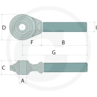 CBM Trzpień gwintowany z główką 712TF303SX - Sklep PoltechParts