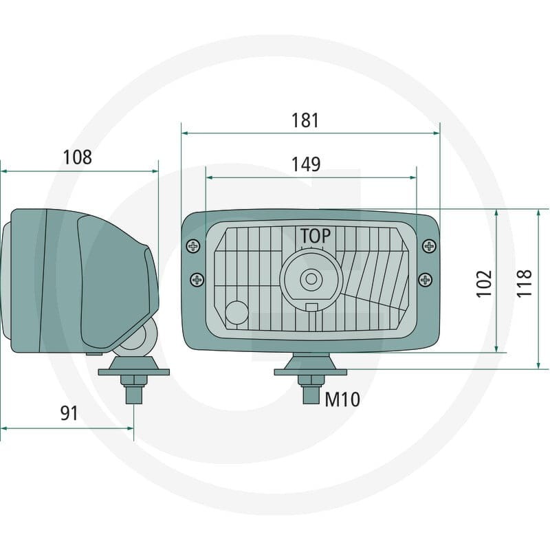 GRANIT Reflektor kierunkowy 70702074 - Sklep PoltechParts