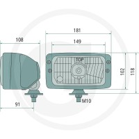 GRANIT Reflektor kierunkowy 70702074 - Sklep PoltechParts