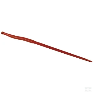 Ząb ładowacza, wygięty: 38 mm profil gwiazda 36x1000 mm końcówka szpiczasta z nakrętką M20x1.5 czerwony SHW