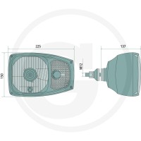 GRANIT Reflektor kierunkowy 7070010036 - Sklep PoltechParts