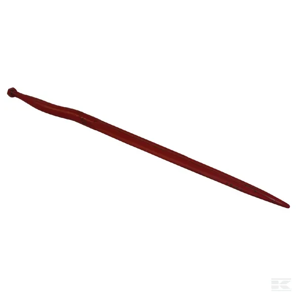 Ząb ładowacza, wygięty: 38 mm profil gwiazda 36x950 mm końcówka szpiczasta z nakrętką M22x1.5 czerwony SHW