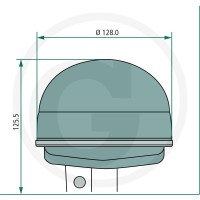 SACEX Lampa ostrzegawcza H21 „Elipsa” 70799410 - Sklep PoltechParts