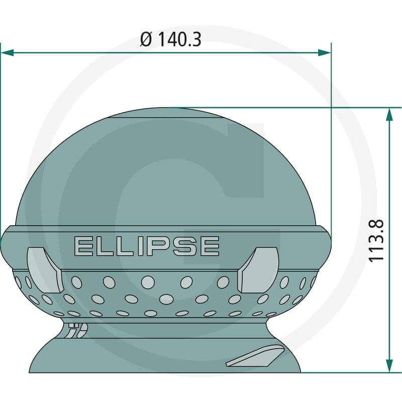 SACEX Lampa ostrzegawcza H21 „Elipsa” 70799415 - Sklep PoltechParts