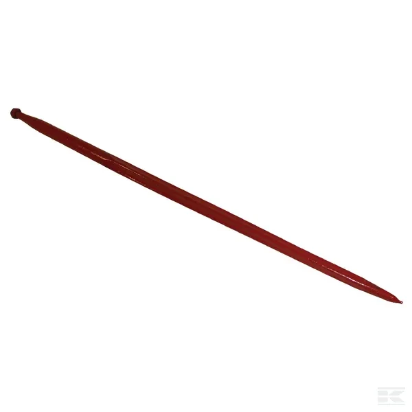 Ząb ładowacza, prosty, profil gwiazda 35x1100 mm końcówka szpiczasta z nakrętką M22x1.5 czerwony FST