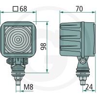 GRANIT Reflektor roboczy LED 7070010032 - Sklep PoltechParts