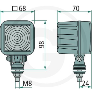 GRANIT Reflektor roboczy LED 7070010032