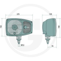 GRANIT Reflektor kierunkowy 7070010190 - Sklep PoltechParts