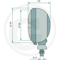 GRANIT Reflektor do montażu 70799069 - Sklep PoltechParts