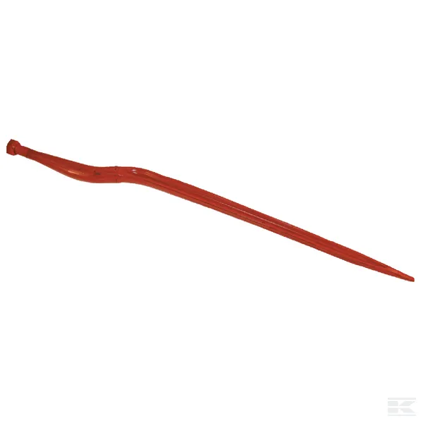 Ząb ładowacza, wygięty: 58 mm profil podwójne T 36x880 mm końcówka szpiczasta z nakrętką M22x1.5 czerwony Vicon