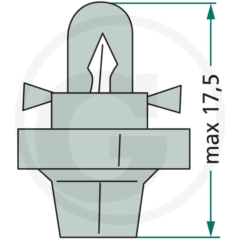 GRANIT Żarówka z cokołem z tworzywa BX8.4d 70712V1.2WBX8.4D - Sklep PoltechParts