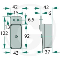 GRANIT Lampa obrysowa 70770010 - Sklep PoltechParts