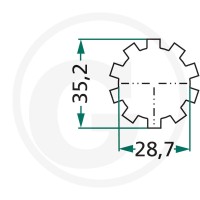 GRANIT Tarcza sprzęgła 340 700701601130 - Sklep PoltechParts