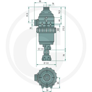 ARAG Filtr ssący 67031424E3