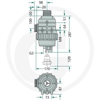 ARAG Filtr ssący 6703162473 - Sklep PoltechParts