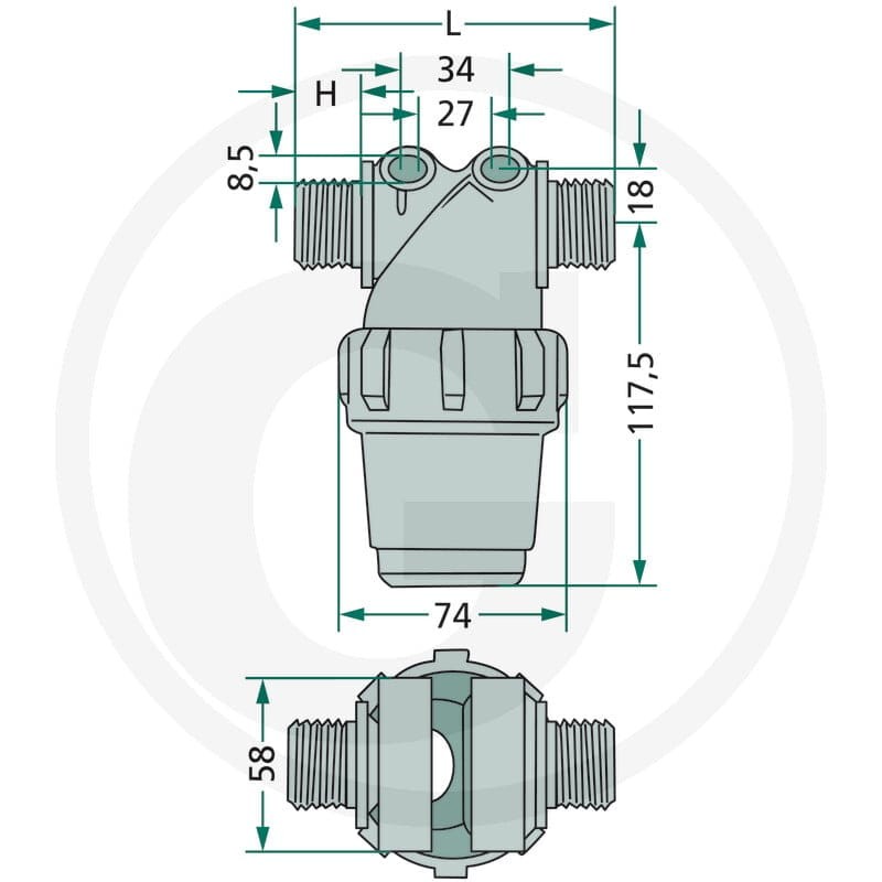ARAG Filtr ciśnieniowy 6703222023 - Sklep PoltechParts