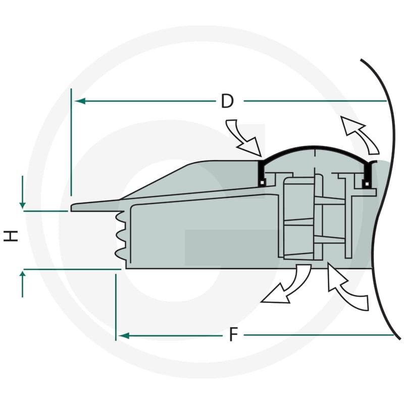 ARAG Pierścień montażowy pokrywy 6703502420 - Sklep PoltechParts