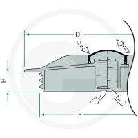 ARAG Pierścień montażowy pokrywy 6703502460 - Sklep PoltechParts