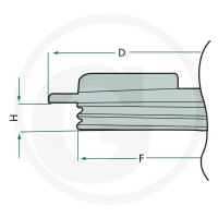 ARAG Pierścień montażowy pokrywy 6703502460 - Sklep PoltechParts