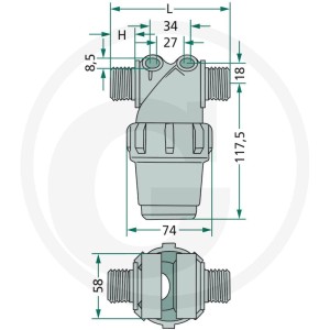ARAG Filtr ciśnieniowy 6703222033