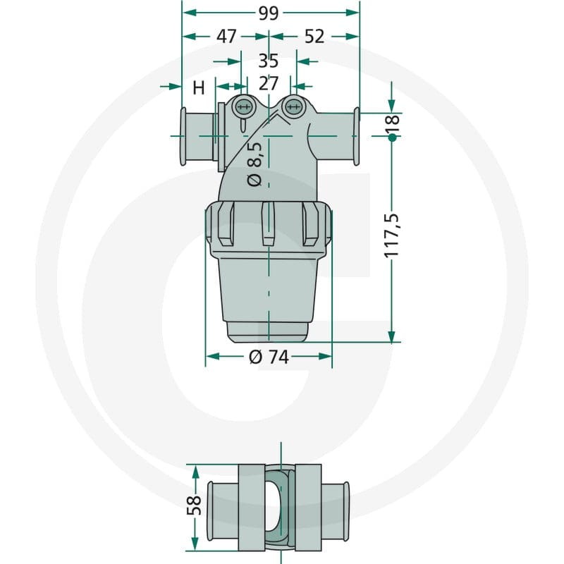 ARAG Filtr ciśnieniowy 6703242033 - Sklep PoltechParts