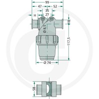 ARAG Filtr ciśnieniowy 6703242033 - Sklep PoltechParts