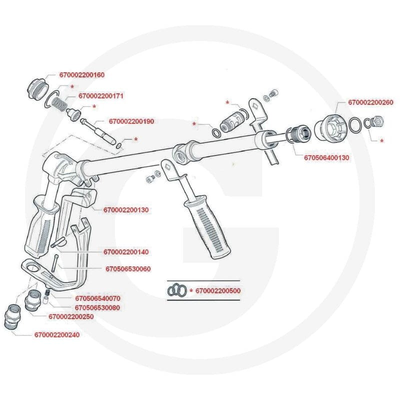 ARAG Pistolet wysokociśnieniowy Top Gun 670002203F - Sklep PoltechParts