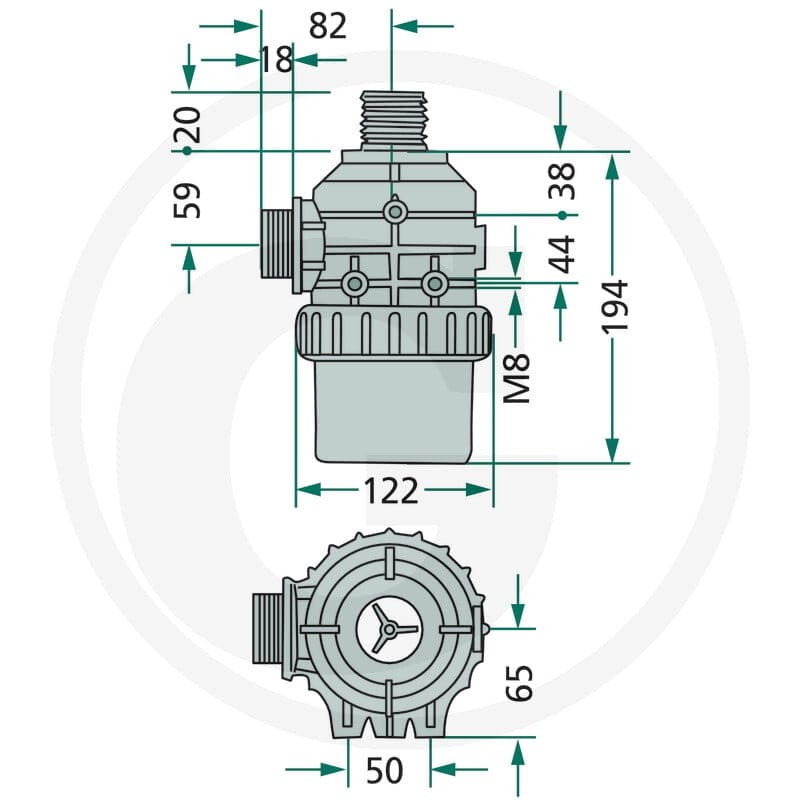 ARAG Filtr ssący 6703142063 - Sklep PoltechParts